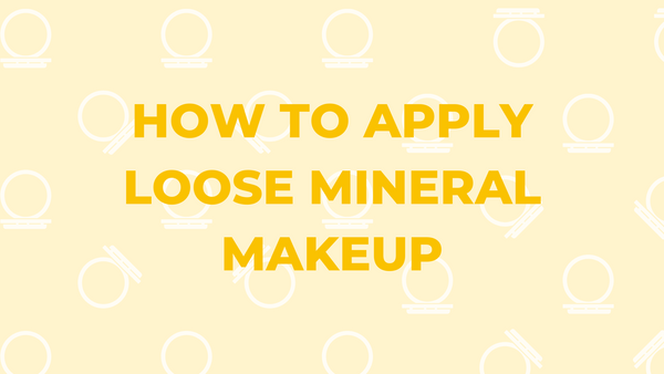 how to apply loose mineral makeup