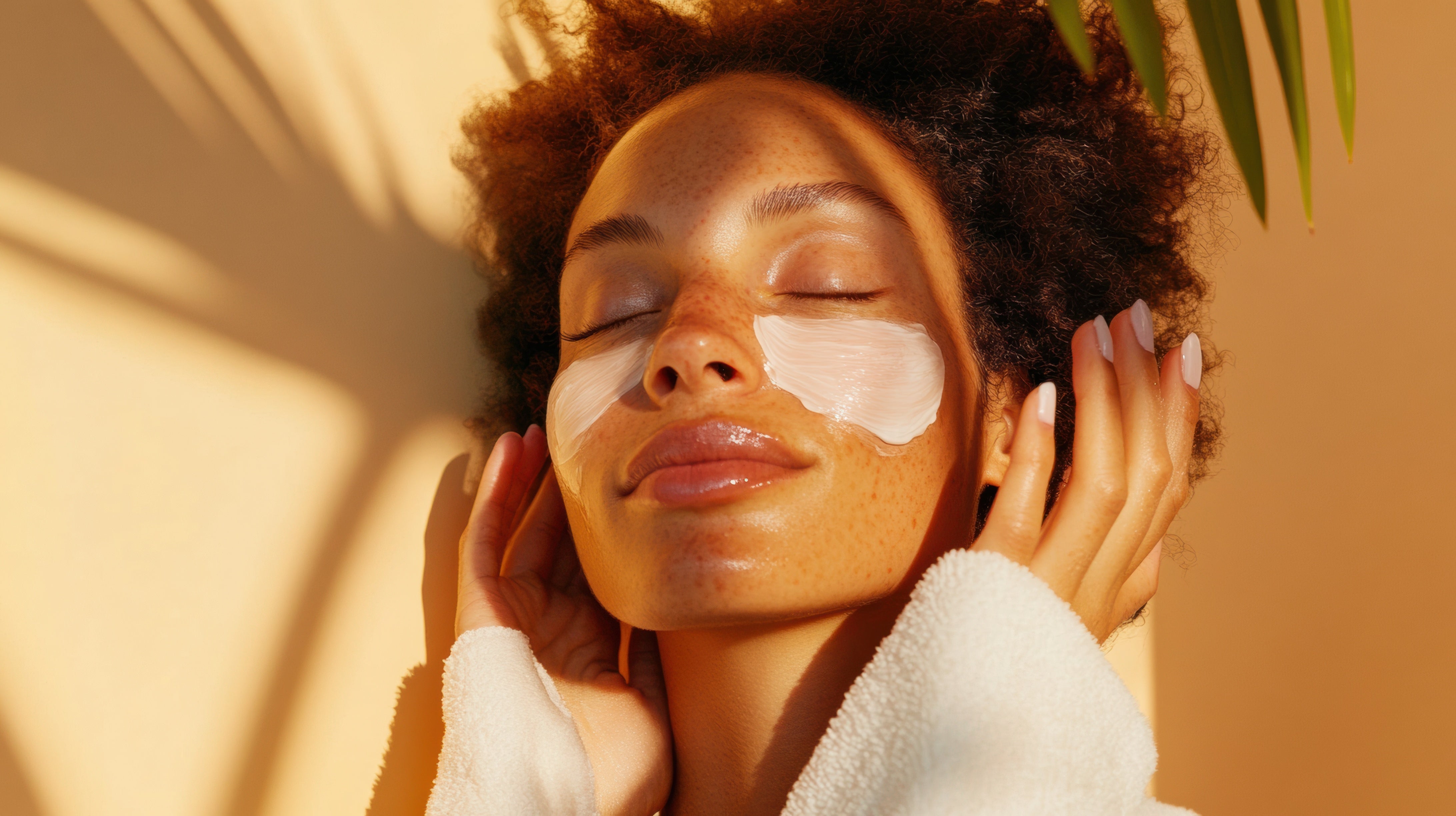 Woman Using Skin Care by By Ryzhkov