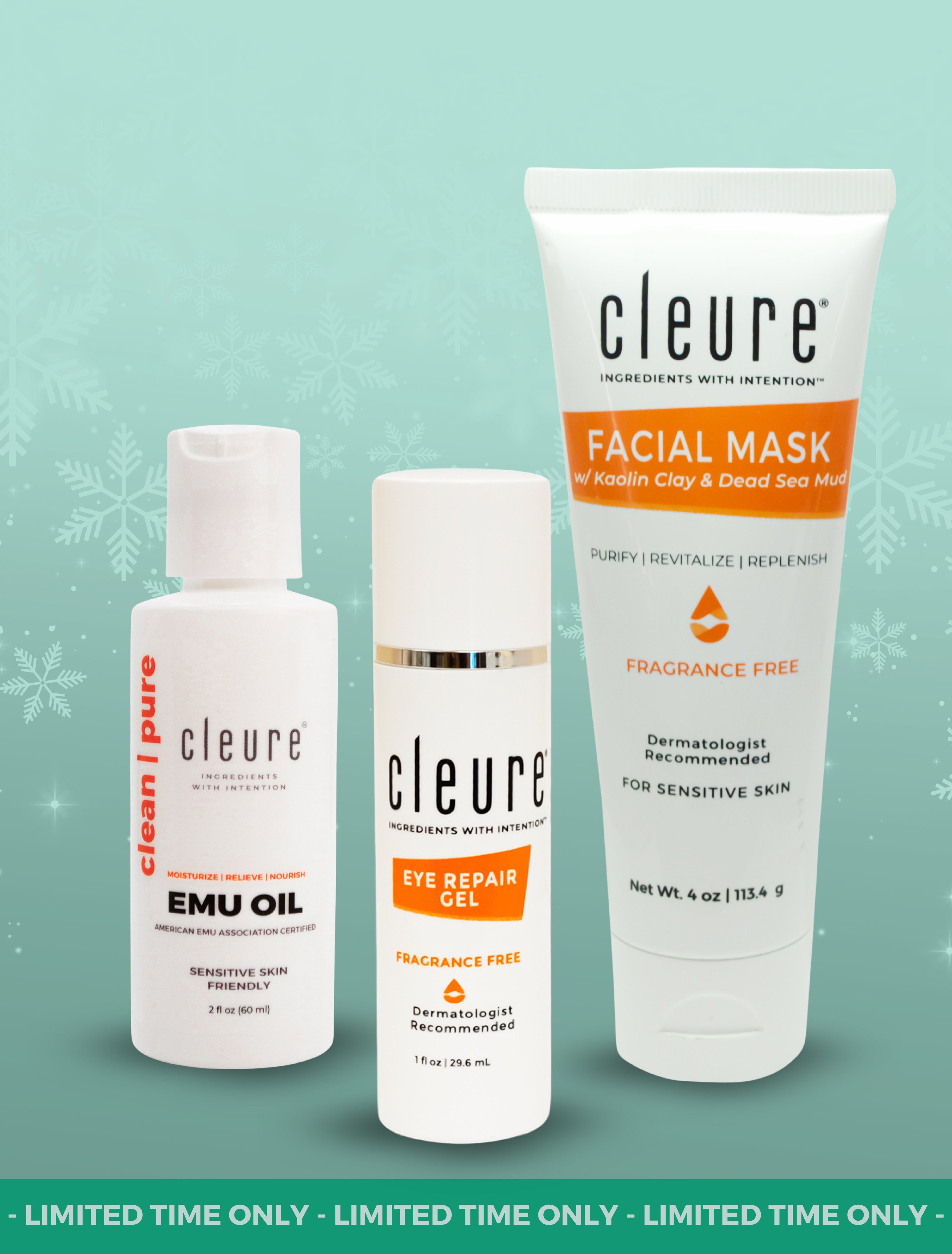 Skin Saviors (Mask, Eye Gel, Emu Oil)