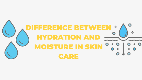 difference between hydration and moisture in skin care