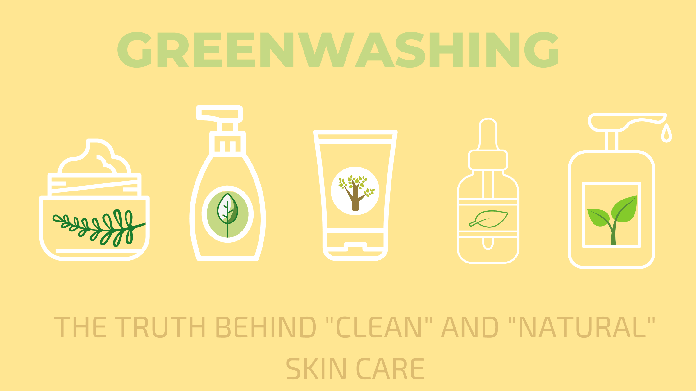 greenwashing clean beauty and skin care