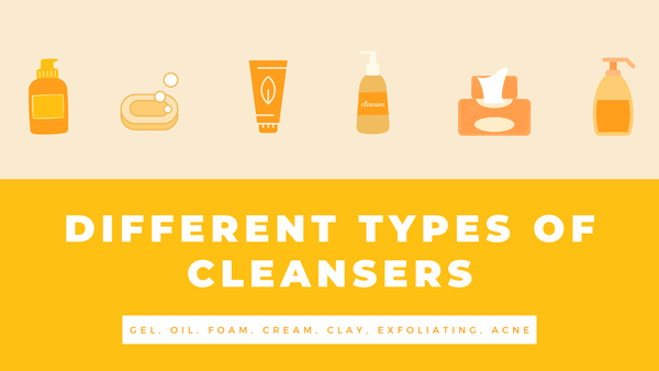 different types of cleansers