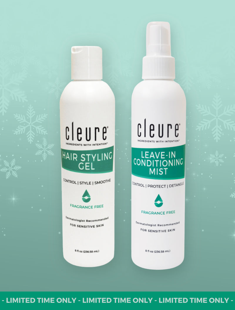 frizz free hair care duo | cleure