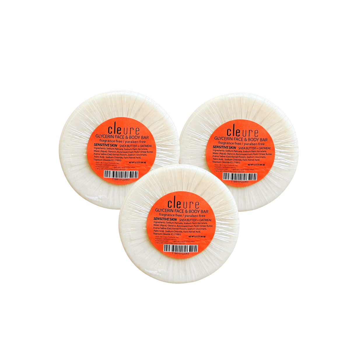 Pack - Glowing Glycerin Bar Trio (Pack of 3 Glycerin Face/Body Bars)