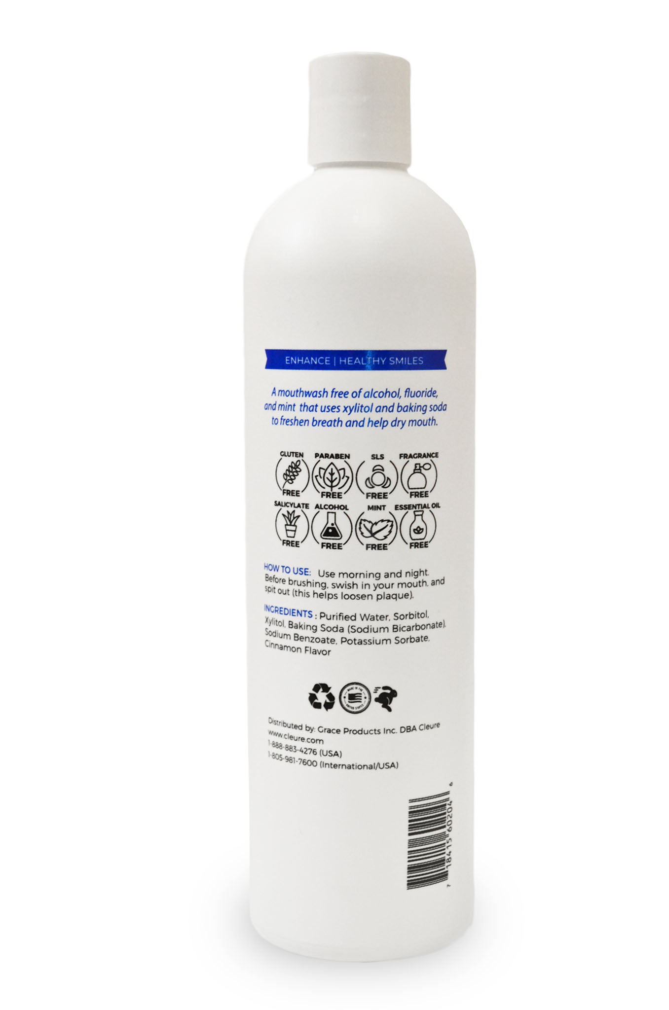 Cinnamon Mouthwash: Alcohol & Fluoride-Free