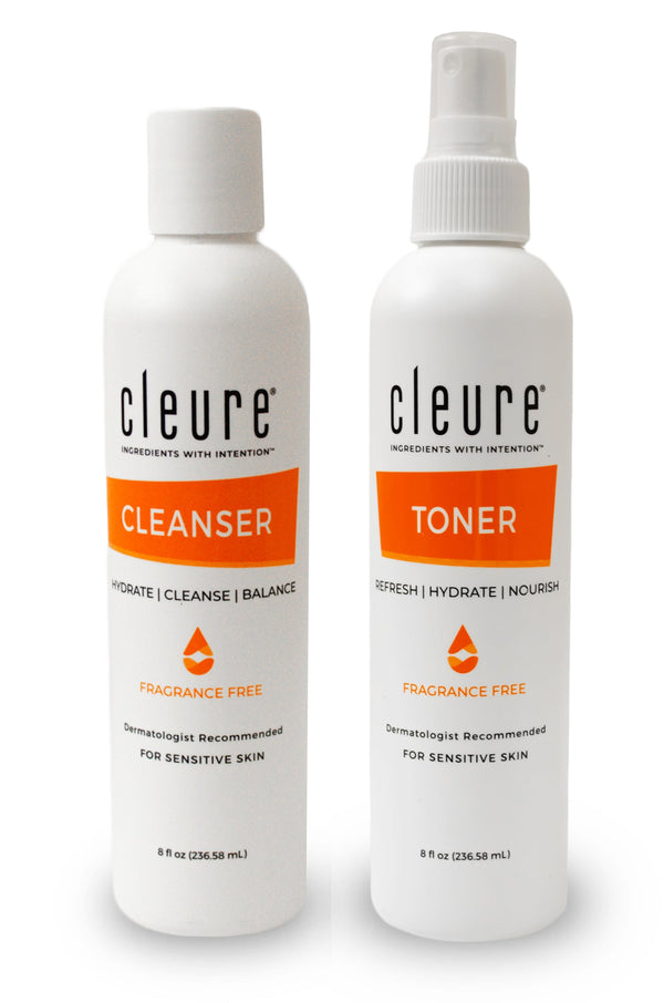 Cleanser & Toner Duo: Cleanse & Refresh