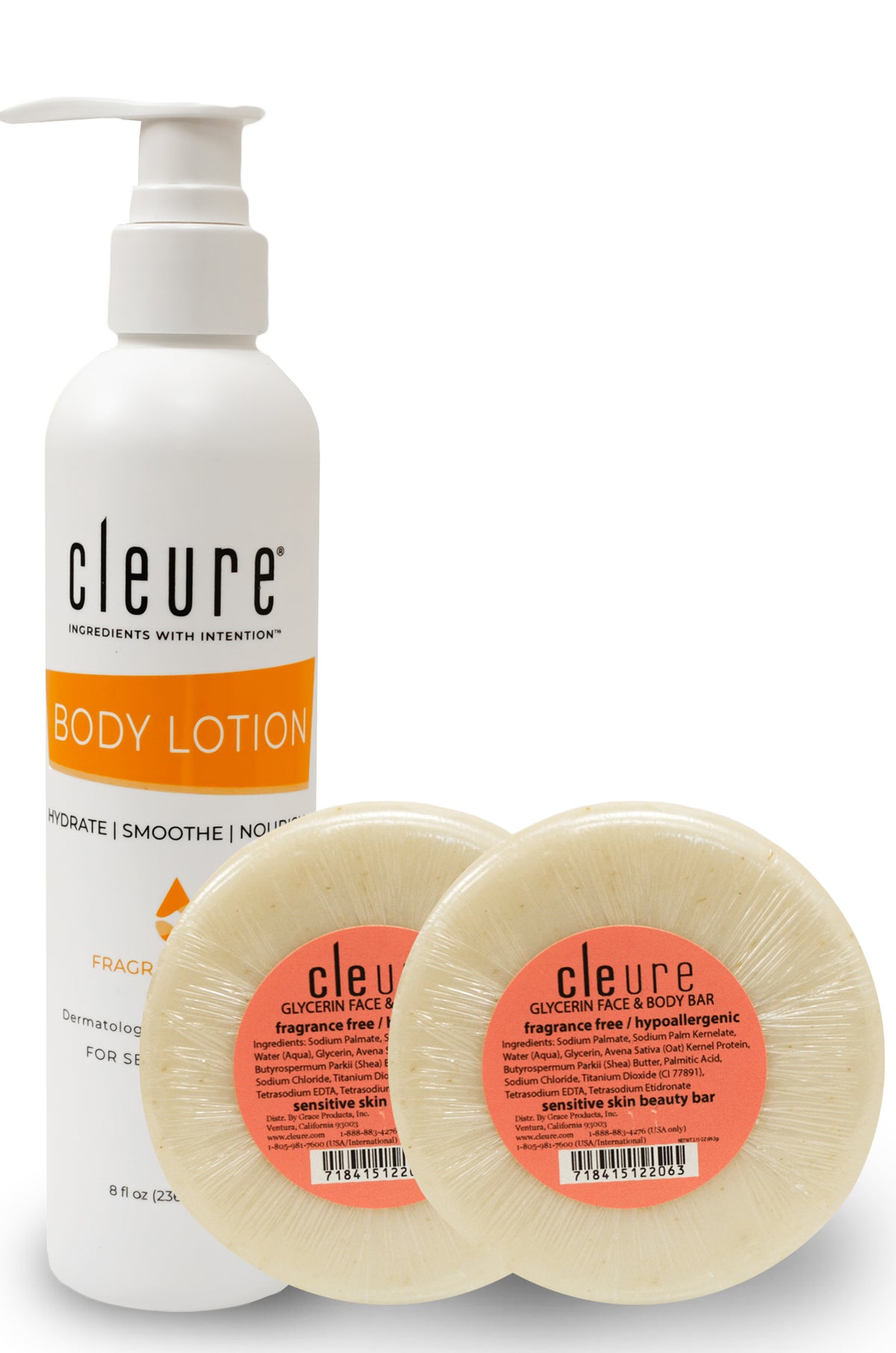 Eczema Body Care Set: Gentle Cleansing & Moisturizing | Cleure