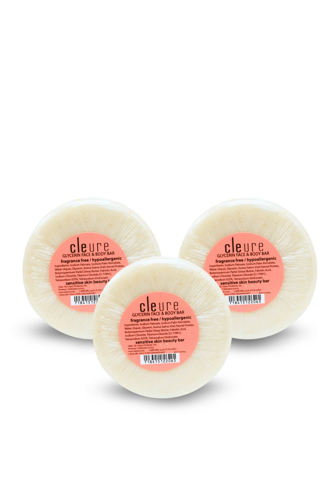 Pack - Glowing Glycerin Bar Trio (Pack of 3 Glycerin Face/Body Bars)