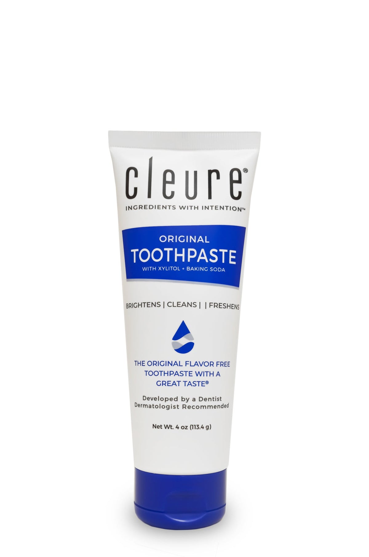 Tastless Toothpaste Unflavored Toothpaste: Mint Free & SLS Free | Cleure