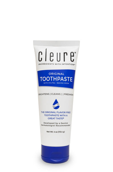 Natural Unflavored Flavorless Toothpaste Cleure