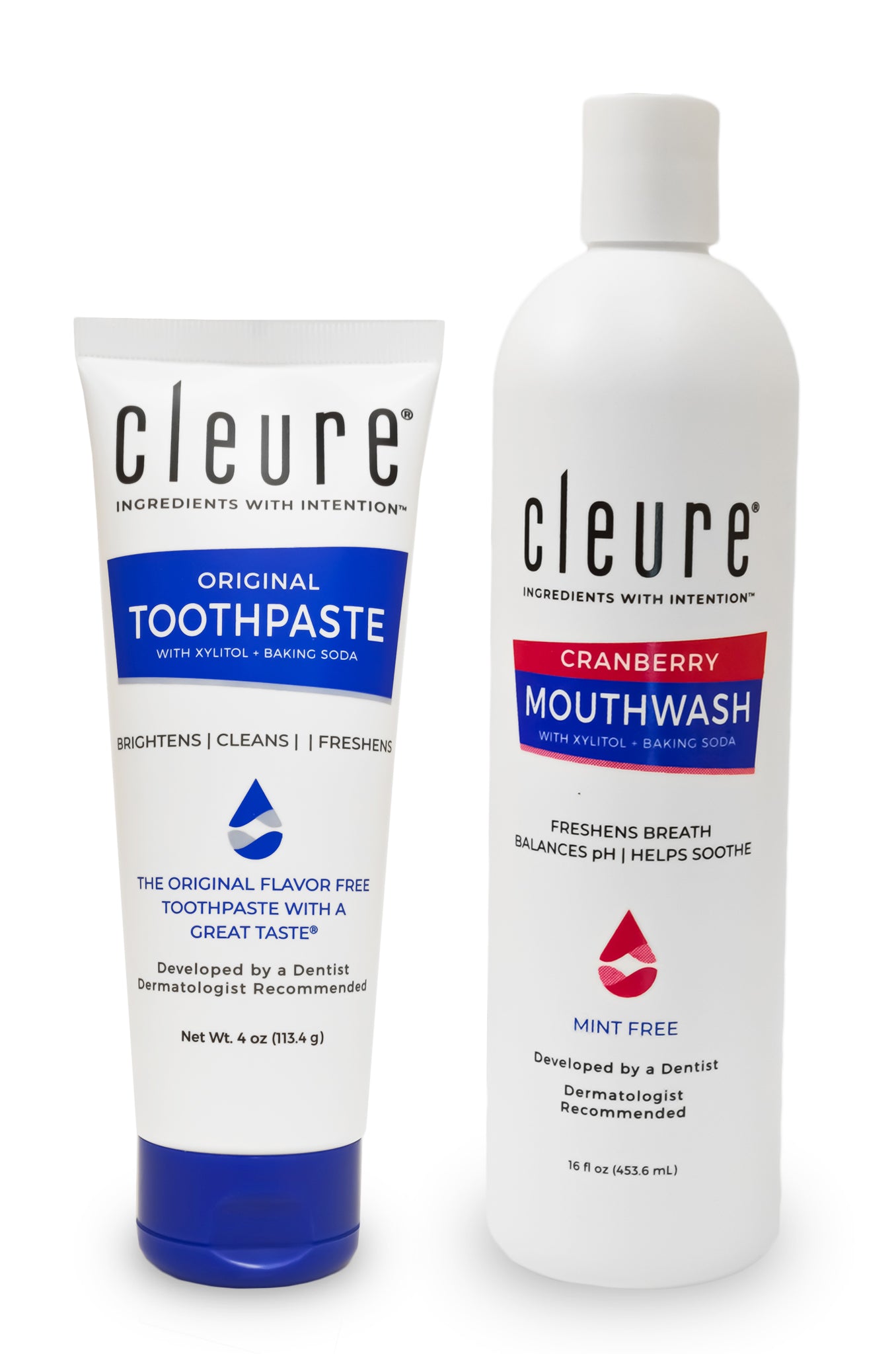 Toothpaste and Cranberry Mouthwash Set