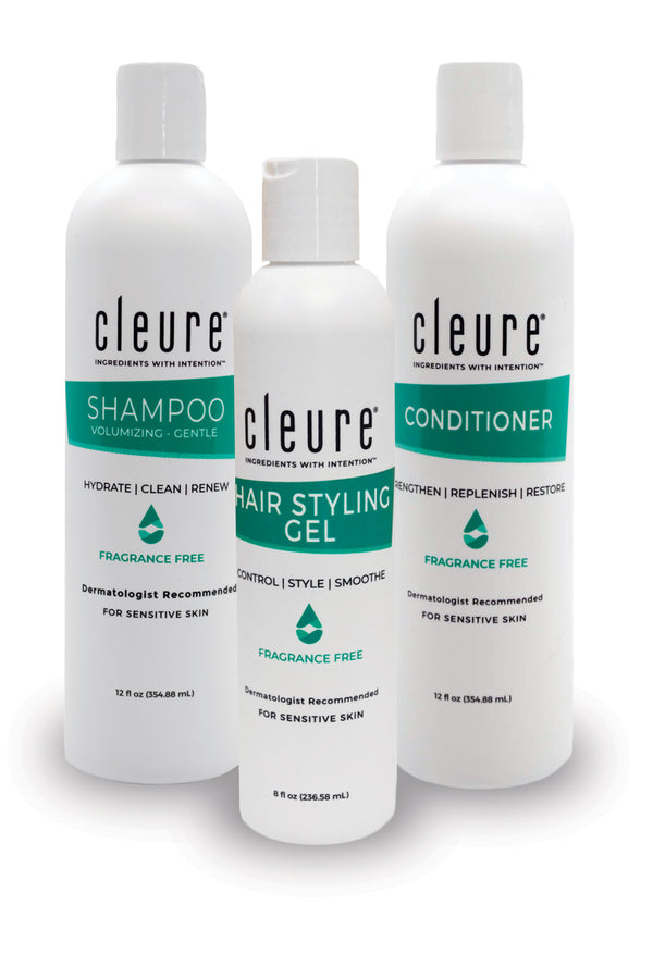 Hair Care Trio (Shampoo, Conditioner, Hair Gel)
