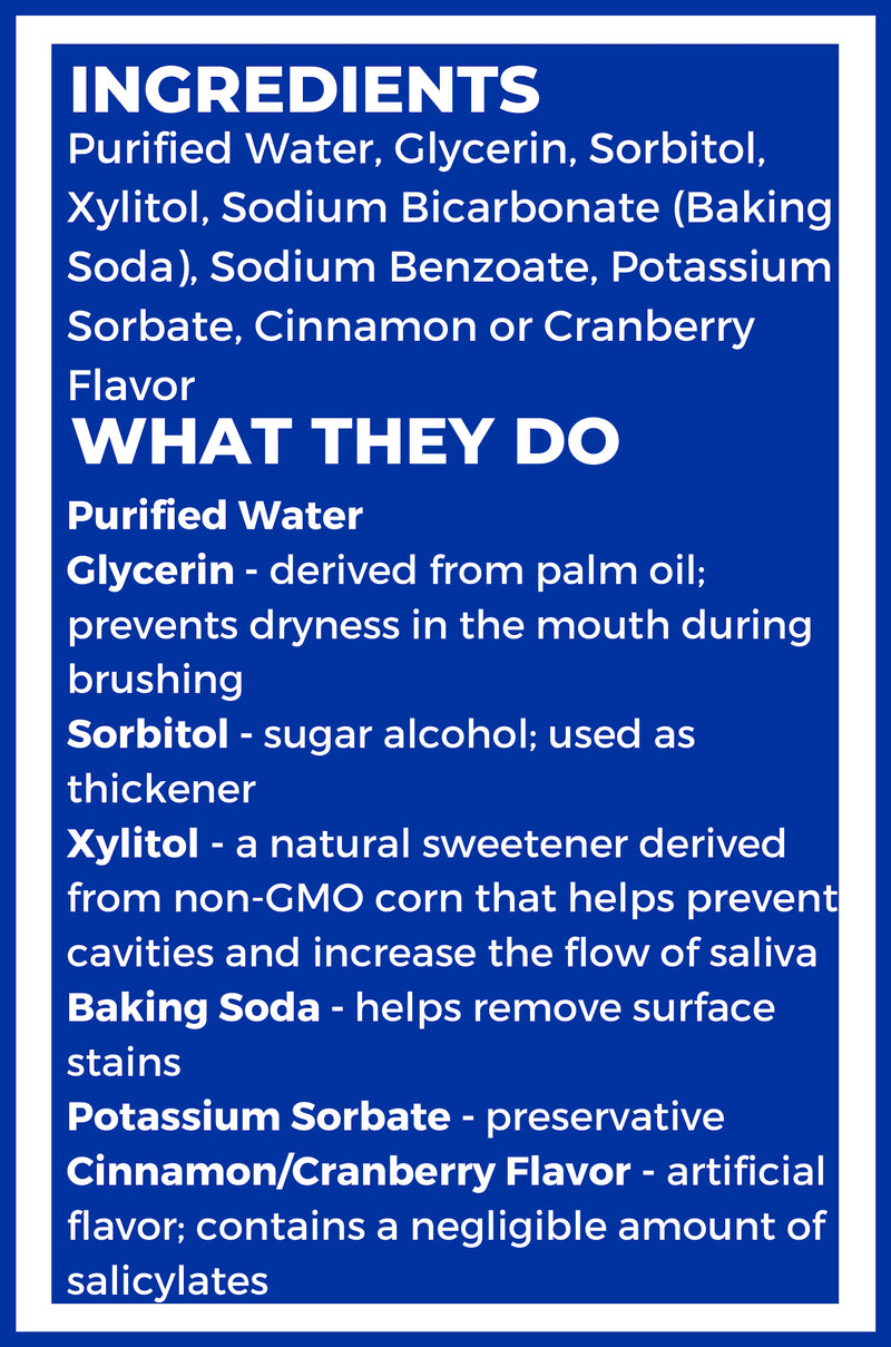 What ingredients do in Cleure Mouthwash