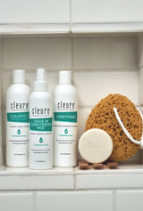 Cleure Hair Care Shampoo, Conditioning Mist and Conditioner